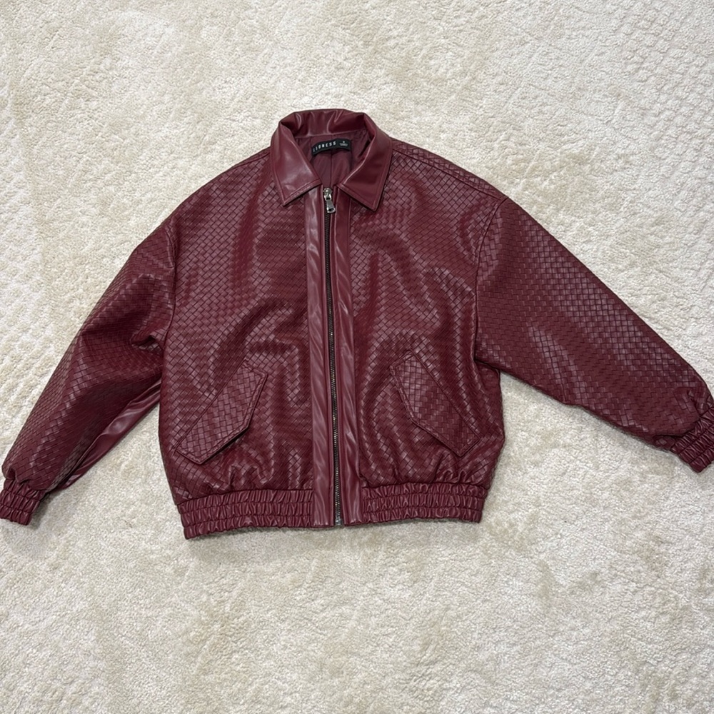 Sold out Lioness Burgundy Bomber Jacket